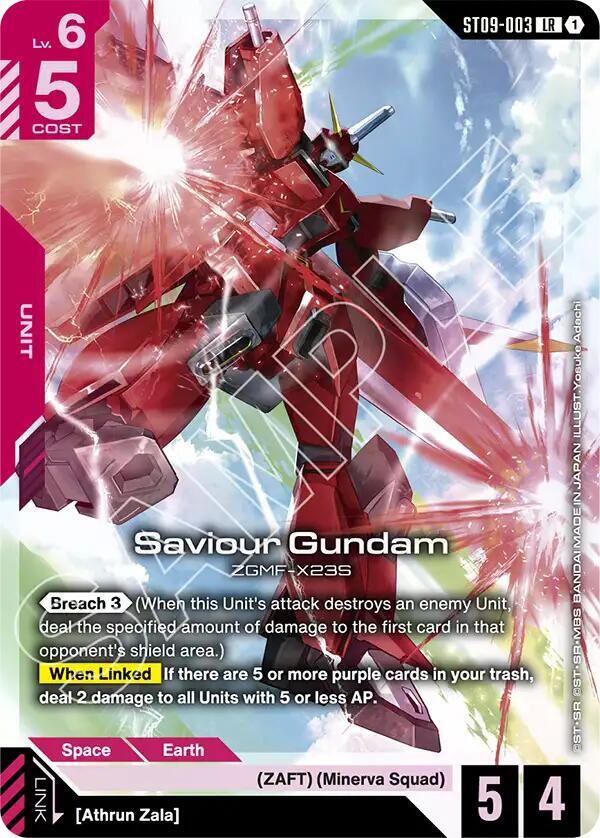 Saviour Gundam, Starter Deck 09: Destiny Ignition ST09-003