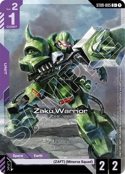 Zaku Warrior (C+), Starter Deck 09: Destiny Ignition ST09-005