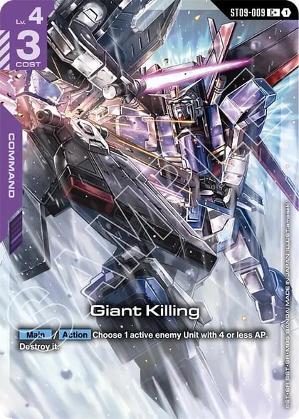 Giant Killing (C+), Starter Deck 09: Destiny Ignition ST09-009
