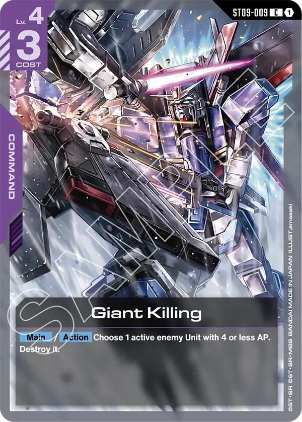 Giant Killing, Starter Deck 09: Destiny Ignition ST09-009