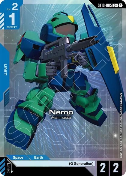 Nemo (C+), Starter Deck 10: Generation Pulse ST10-005