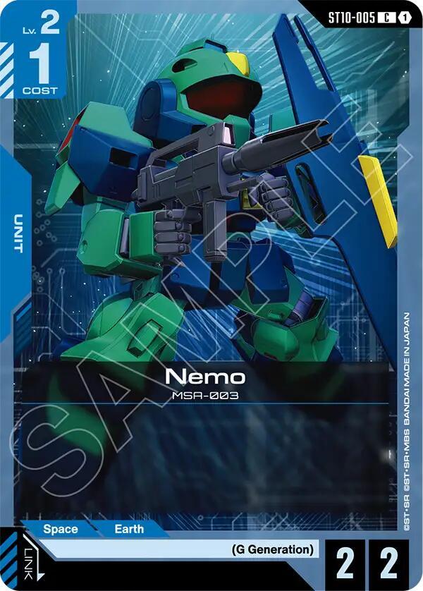 Nemo, Starter Deck 10: Generation Pulse ST10-005