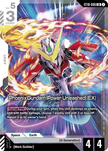 Phoenix Gundam (Power Unleashed) (EX), Starter Deck 10: Generation Pulse ST10-006