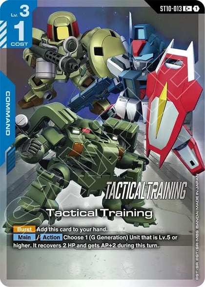 Tactical Training (C+), Starter Deck 10: Generation Pulse ST10-013