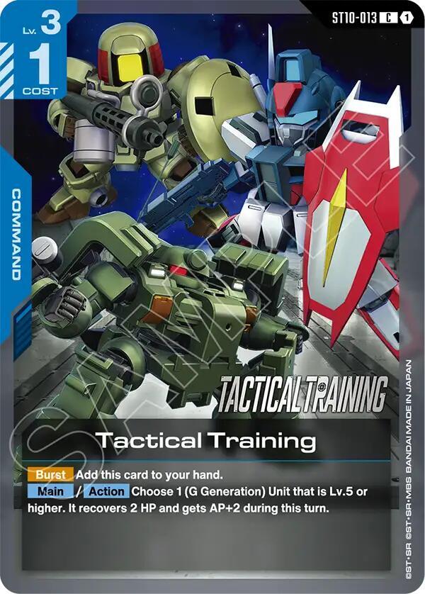 Tactical Training, Starter Deck 10: Generation Pulse ST10-013