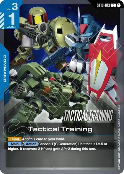 Tactical Training, Starter Deck 10: Generation Pulse ST10-013