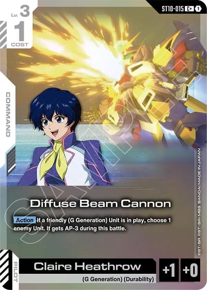 Diffuse Beam Cannon (C+), Starter Deck 10: Generation Pulse ST10-015