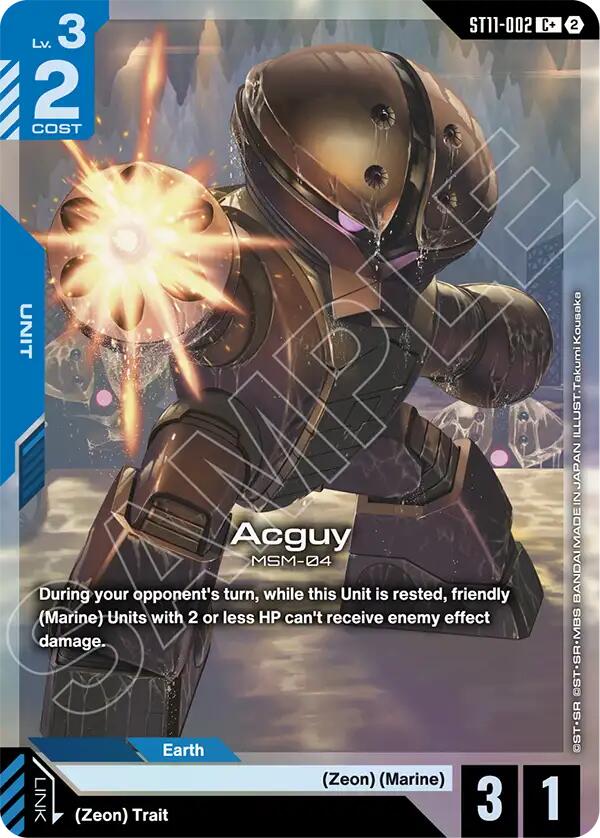 Acguy (C+), Starter Deck 11: Aquatic Assault ST11-002