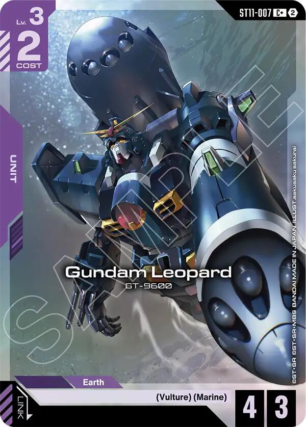 Gundam Leopard (C+), Starter Deck 11: Aquatic Assault ST11-007