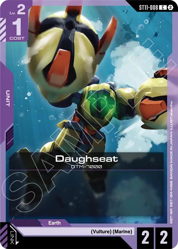 Daughseat, Starter Deck 11: Aquatic Assault ST11-008