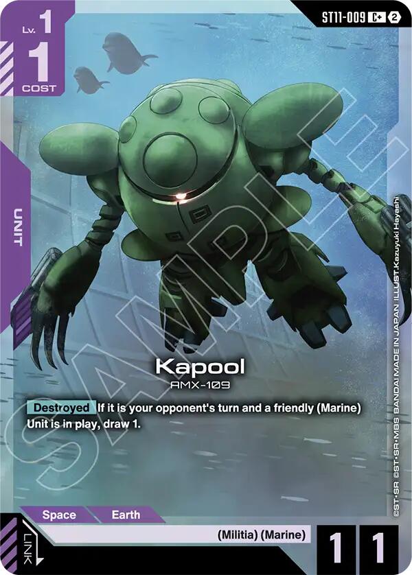 Kapool (C+), Starter Deck 11: Aquatic Assault ST11-009