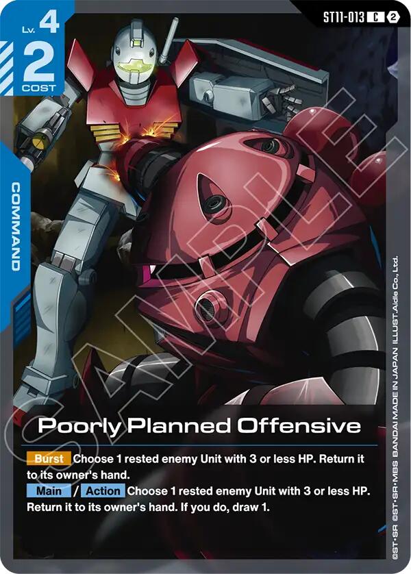 Poorly Planned Offensive, Starter Deck 11: Aquatic Assault ST11-013