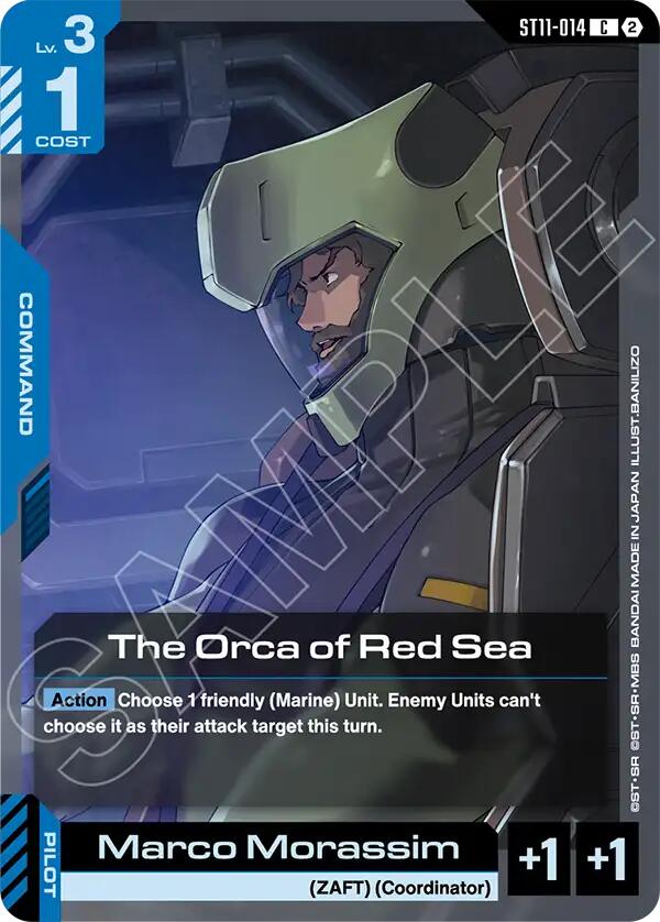 The Orca of Red Sea, Starter Deck 11: Aquatic Assault ST11-014