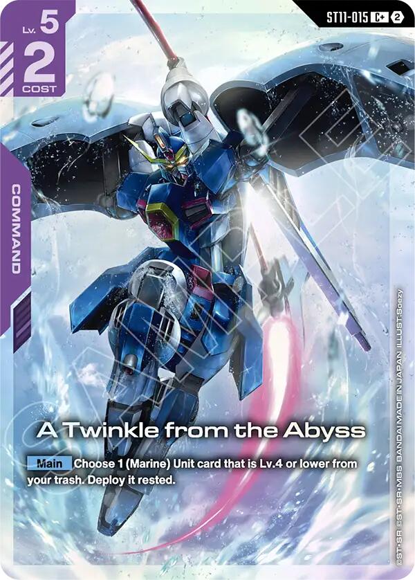 A Twinkle from the Abyss (C+), Starter Deck 11: Aquatic Assault ST11-015