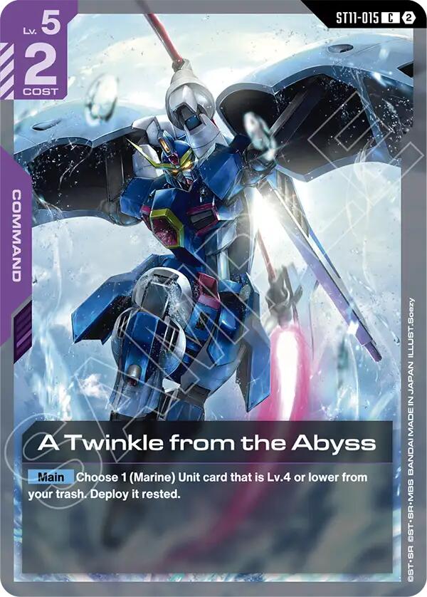 A Twinkle from the Abyss, Starter Deck 11: Aquatic Assault ST11-015