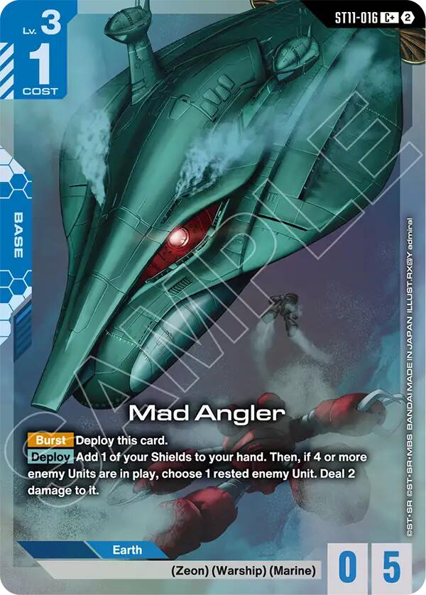 Mad Angler (C+), Starter Deck 11: Aquatic Assault ST11-016