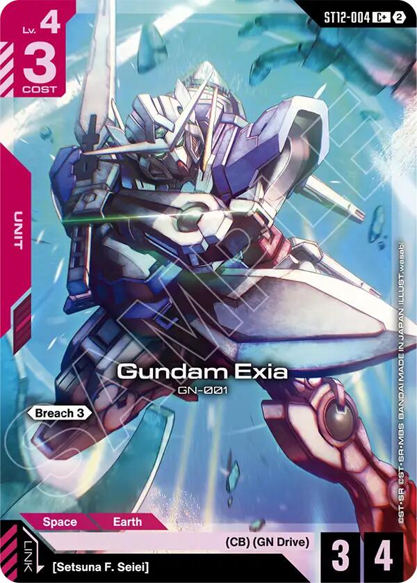 Gundam Exia (C+), Starter Deck 12: Raging Onslaught ST12-004