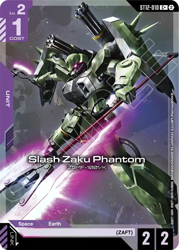 Slash Zaku Phantom (C+), Starter Deck 12: Raging Onslaught ST12-010