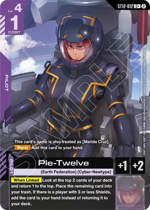 Ple-Twelve (C+), Starter Deck 12: Raging Onslaught ST12-012