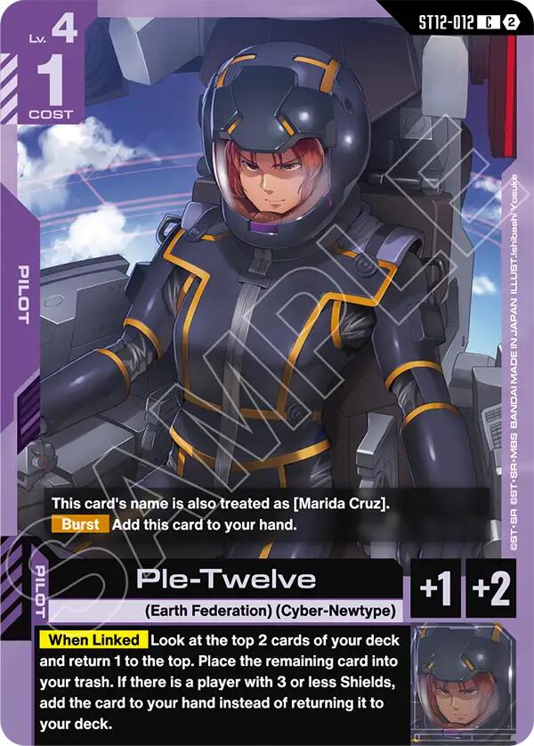 Ple-Twelve, Starter Deck 12: Raging Onslaught ST12-012