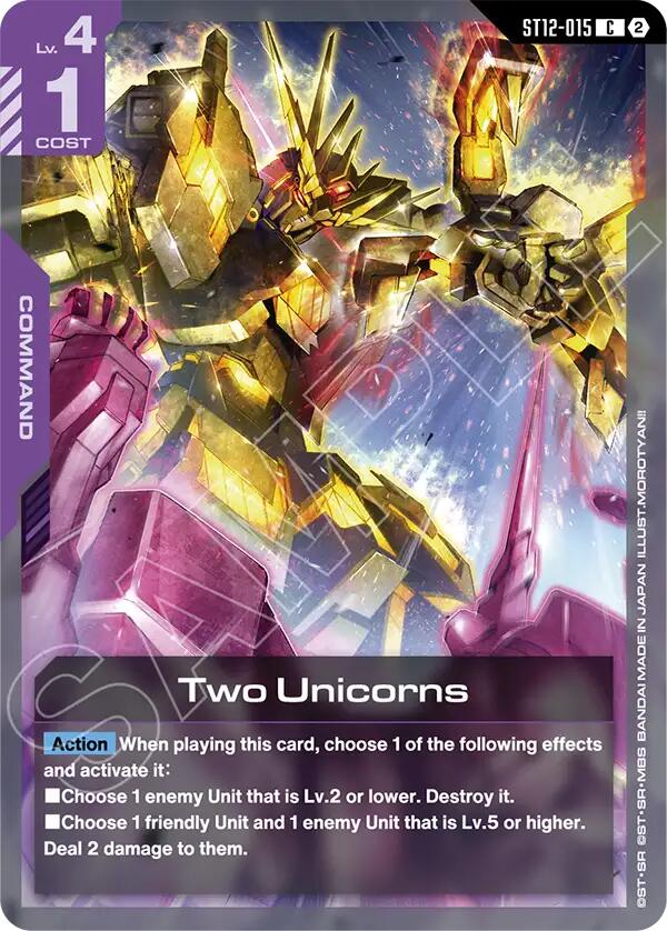 Two Unicorns, Starter Deck 12: Raging Onslaught ST12-015