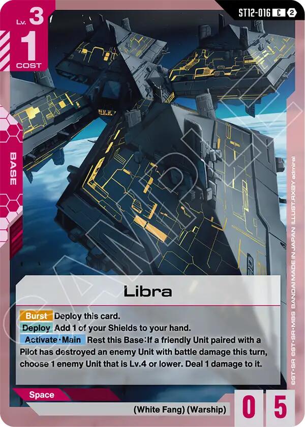 Libra, Starter Deck 12: Raging Onslaught ST12-016