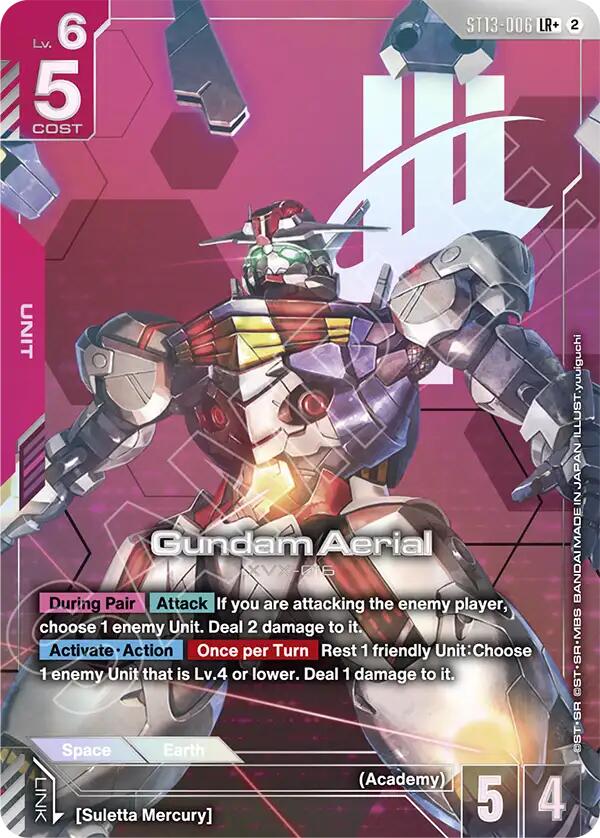 Gundam Aerial (LR+), Starter Deck 13: Silent Barrage ST13-006