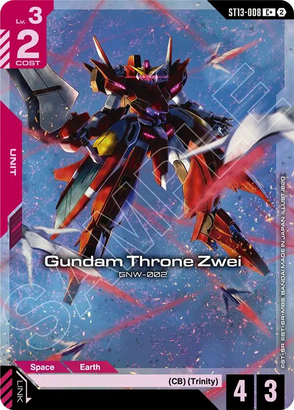 Gundam Throne Zwei (C+), Starter Deck 13: Silent Barrage ST13-008