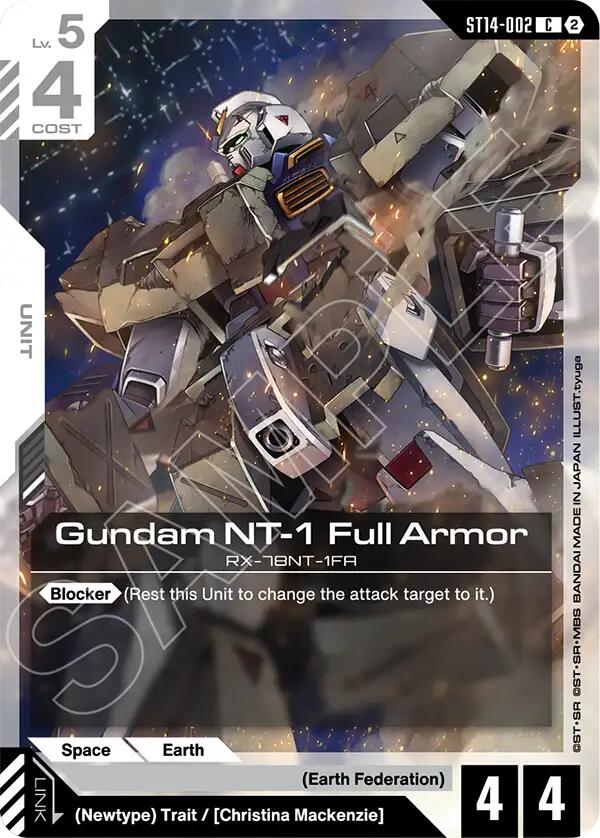 Gundam NT-1 Full Armor, Starter Deck 14: Heavy Dominion ST14-002