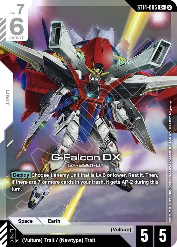 G-Falcon DX (C+), Starter Deck 14: Heavy Dominion ST14-005