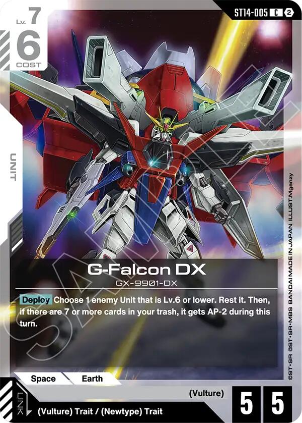 G-Falcon DX, Starter Deck 14: Heavy Dominion ST14-005