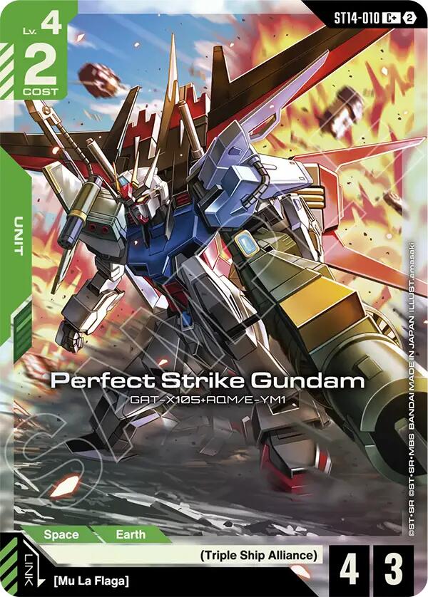 Perfect Strike Gundam (C+), Starter Deck 14: Heavy Dominion ST14-010