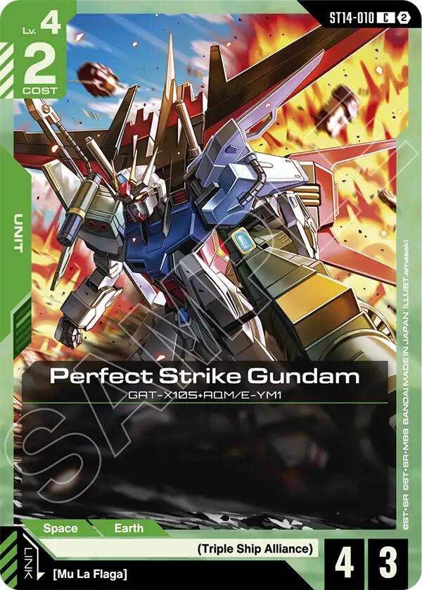 Perfect Strike Gundam, Starter Deck 14: Heavy Dominion ST14-010