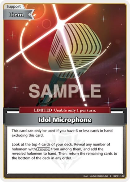 Idol Microphone (S), Blooming Radiance hBP01-102