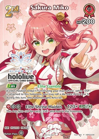 Sakura Miko (P) (hBP03-030), Elite Spark hBP03-030
