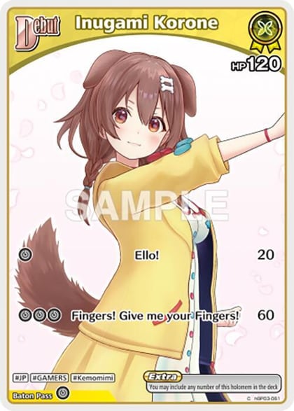 Inugami Korone (C) (hBP03-061), Elite Spark hBP03-061