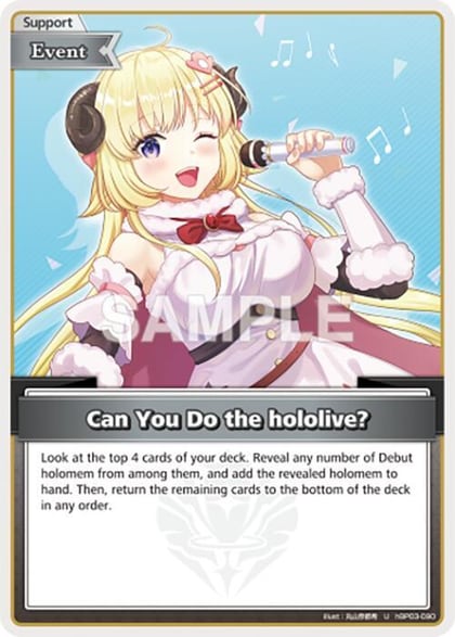 Can You Do the hololive? (U), Elite Spark hBP03-090