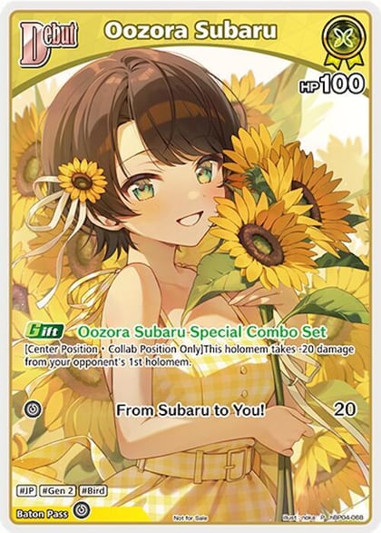 Oozora Subaru (P) (hBP04-068) (Alternate Art), Curious Universe hBP04-068