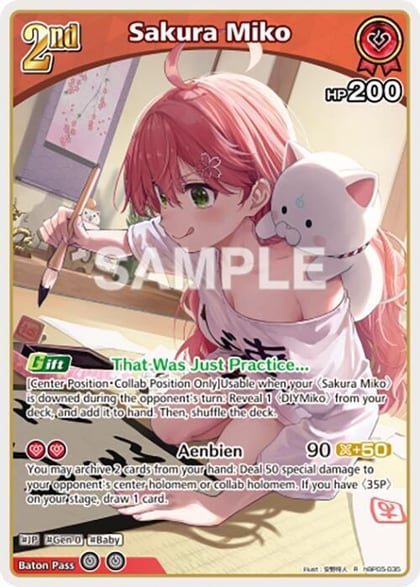 Sakura Miko (R), Enchant Regalia hBP05-035