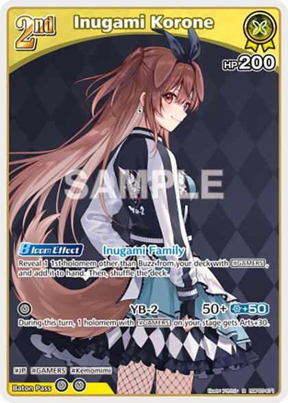 Inugami Korone (R), Enchant Regalia hBP05-071