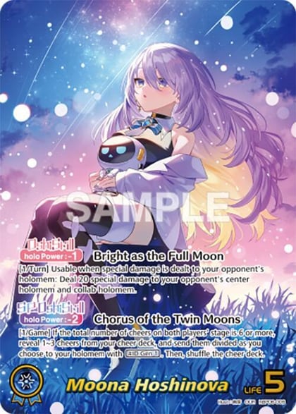 Moona Hoshinova (OUR), Ayakashi Vermilion hBP06-006