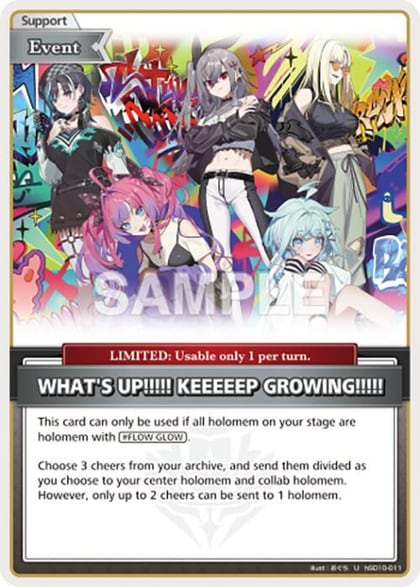 WHAT'S UP!!!!! KEEEEEP GROWING!!!!! (U), Ayakashi Vermilion hSD10-011
