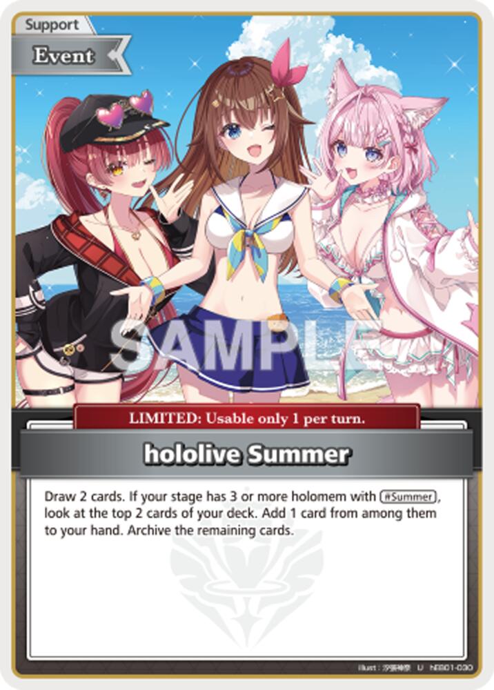 hololive Summer (U), Extra Booster: Summer hologram hEB01-030