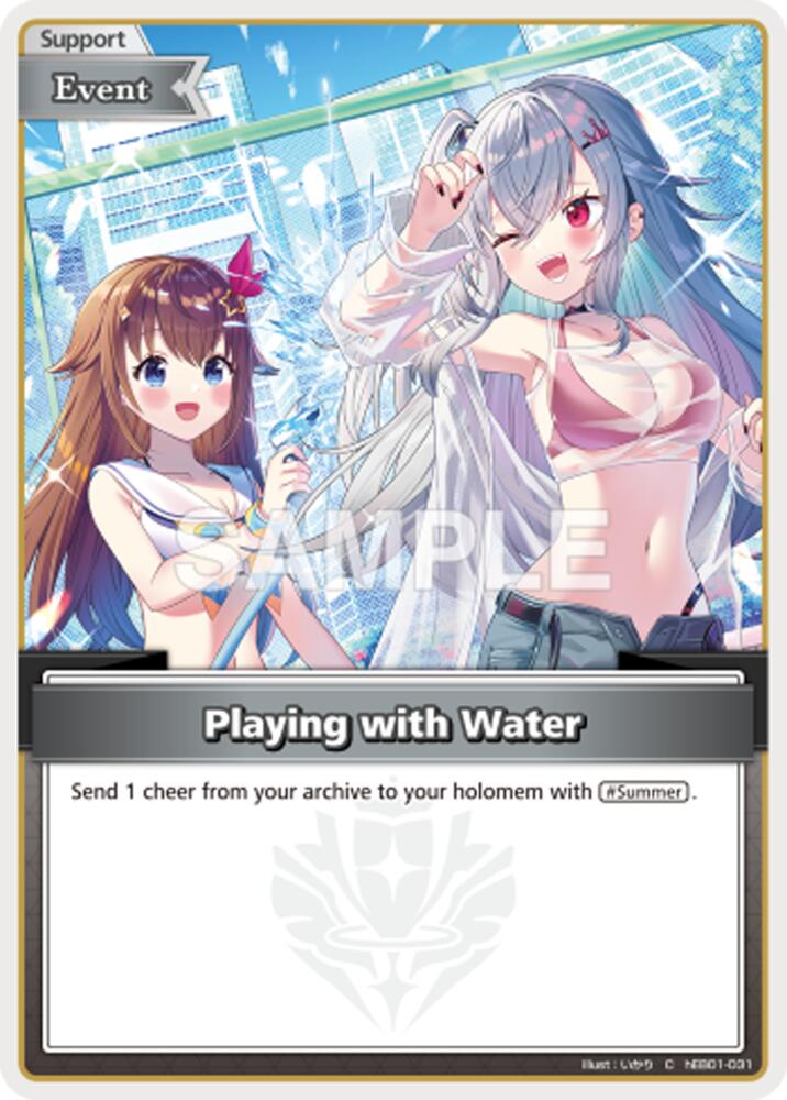 Playing with Water (C), Extra Booster: Summer hologram hEB01-031