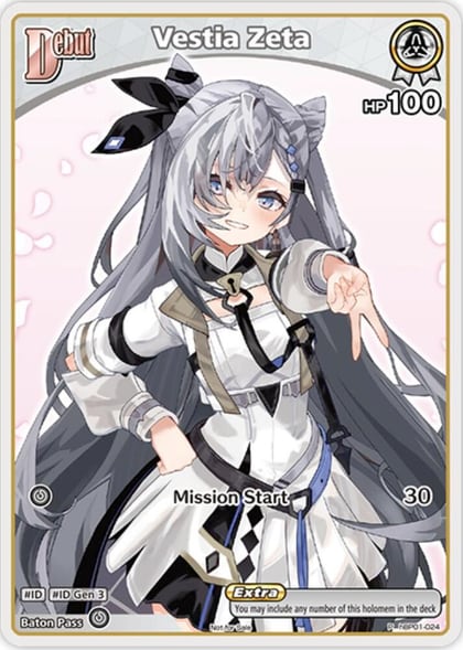 Vestia Zeta (P) (hBP01-024), hololive OFFICIAL CARD GAME Promos hBP01-024