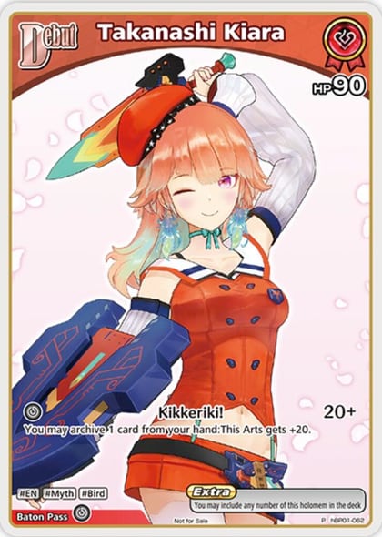Takanashi Kiara (P) (hBP01-062), hololive OFFICIAL CARD GAME Promos hBP01-062