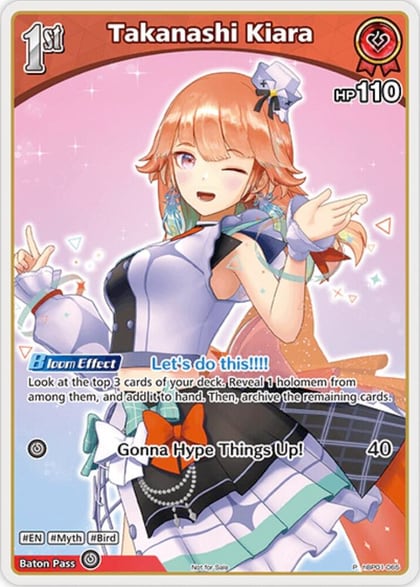 Takanashi Kiara (P) (hBP01-065), hololive OFFICIAL CARD GAME Promos hBP01-065