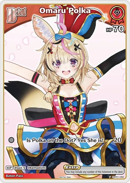 Omaru Polka (P) (hBP01-068), hololive OFFICIAL CARD GAME Promos hBP01-068