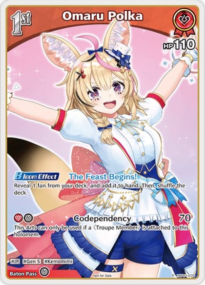 Omaru Polka (P) (hBP01-070), hololive OFFICIAL CARD GAME Promos hBP01-070