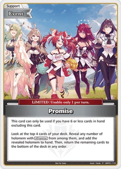 Promise (P) (hBP01-113), hololive OFFICIAL CARD GAME Promos hBP01-113